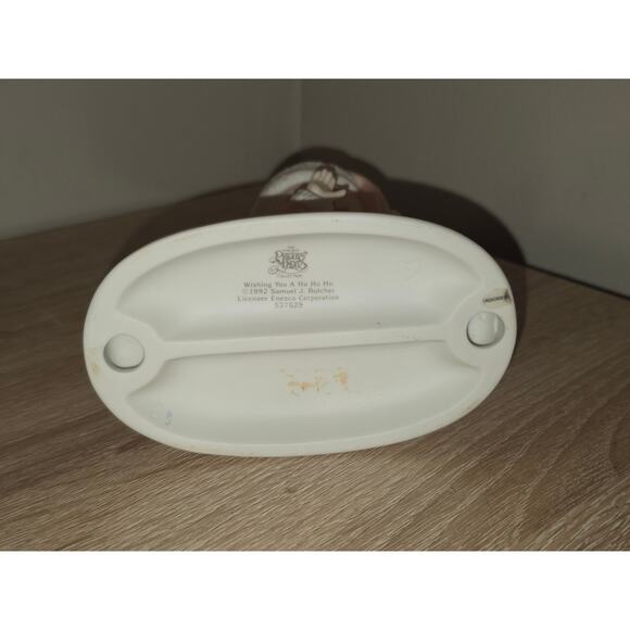 Precious Moments 527629 Wishing You A Ho Ho Ho Porcelain Figurine 1992 5" - Picture 5 of 5
